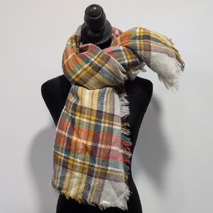 Maurices Fall Multicolor Plaid Scarf